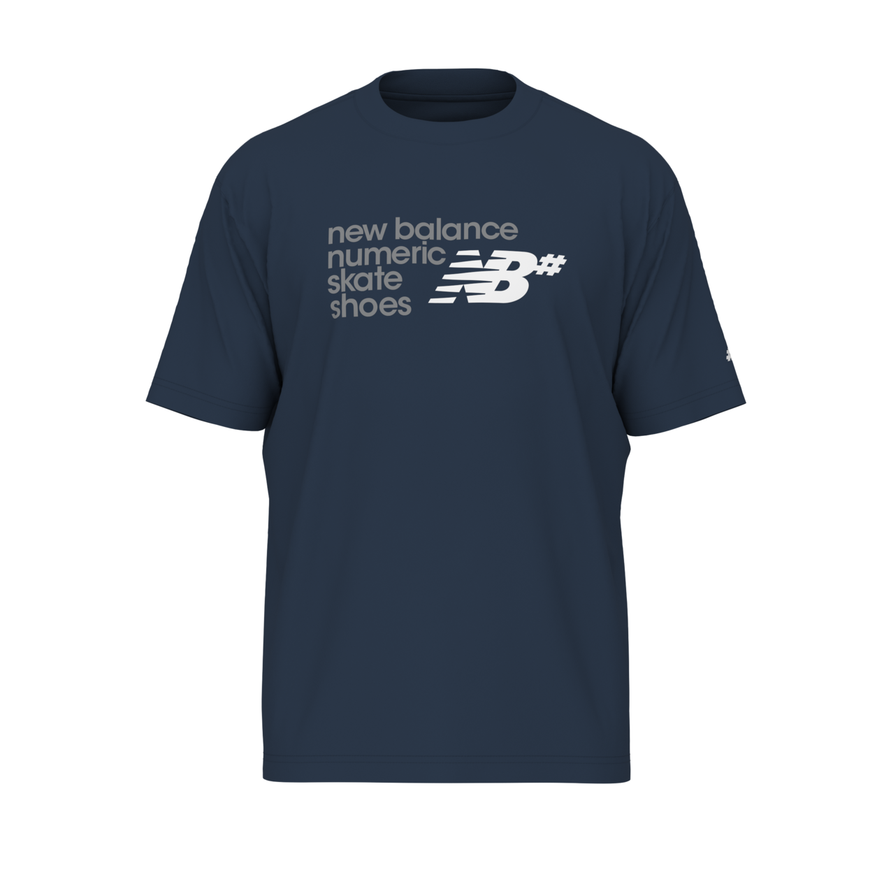 New Balance Men's Numeric Stacked Graphic T-Shirt - Nb Navy