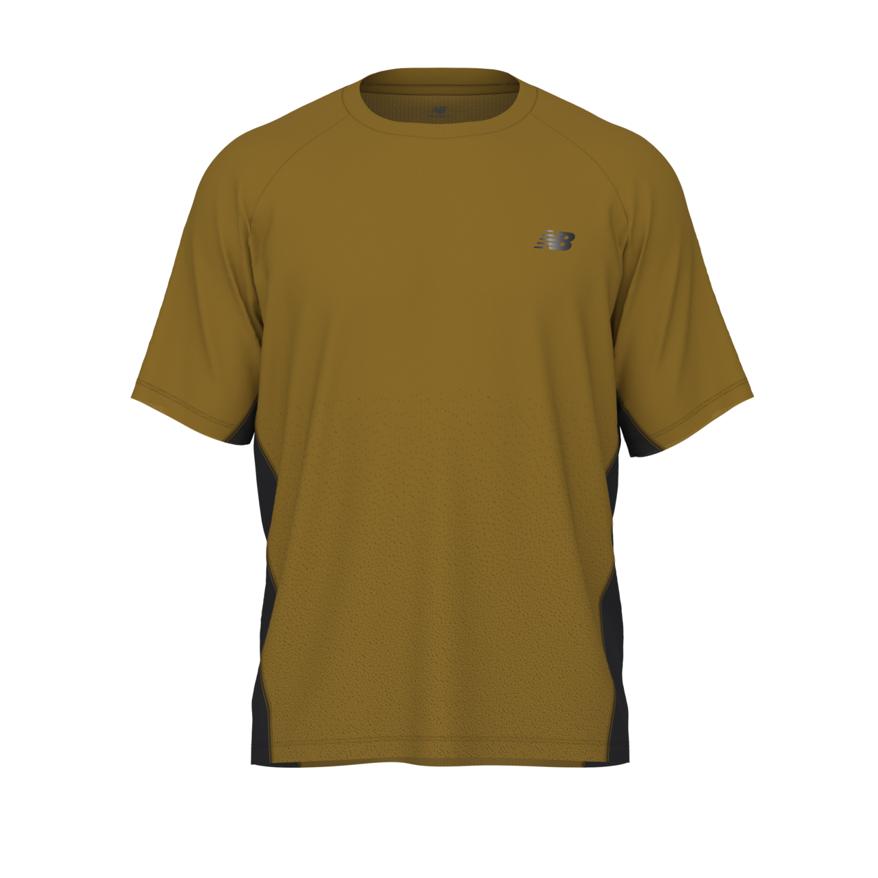 New Balance Men's Viz-Tech Run T-Shirt - Basil Oil
