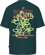 New Balance Men's Boston City Run T-Shirt - Medusa Green