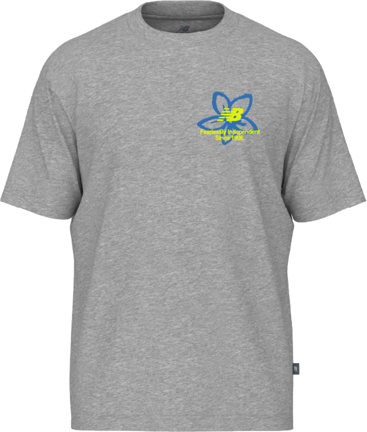 New Balance Men's Boston City Run T-Shirt - Athletic Grey