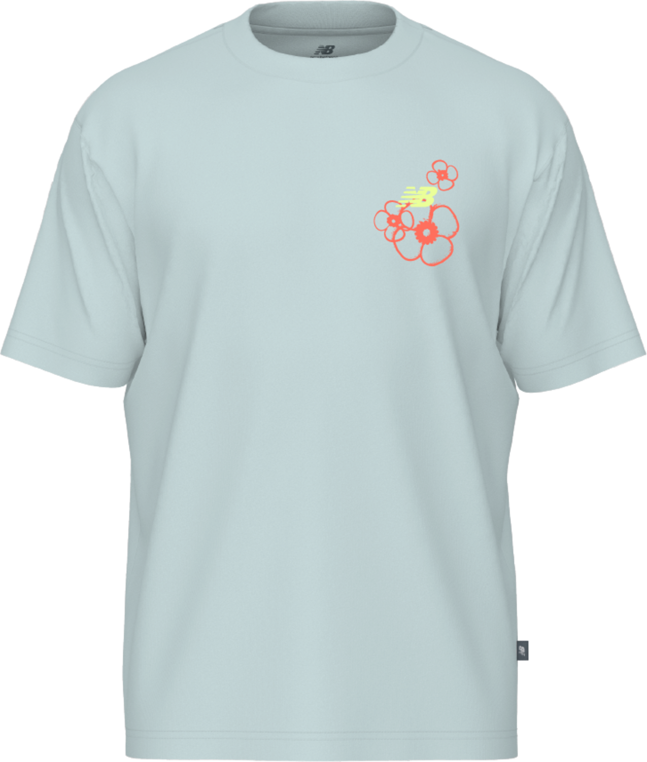 New Balance Men's LA City Run T-Shirt - Glint Blue