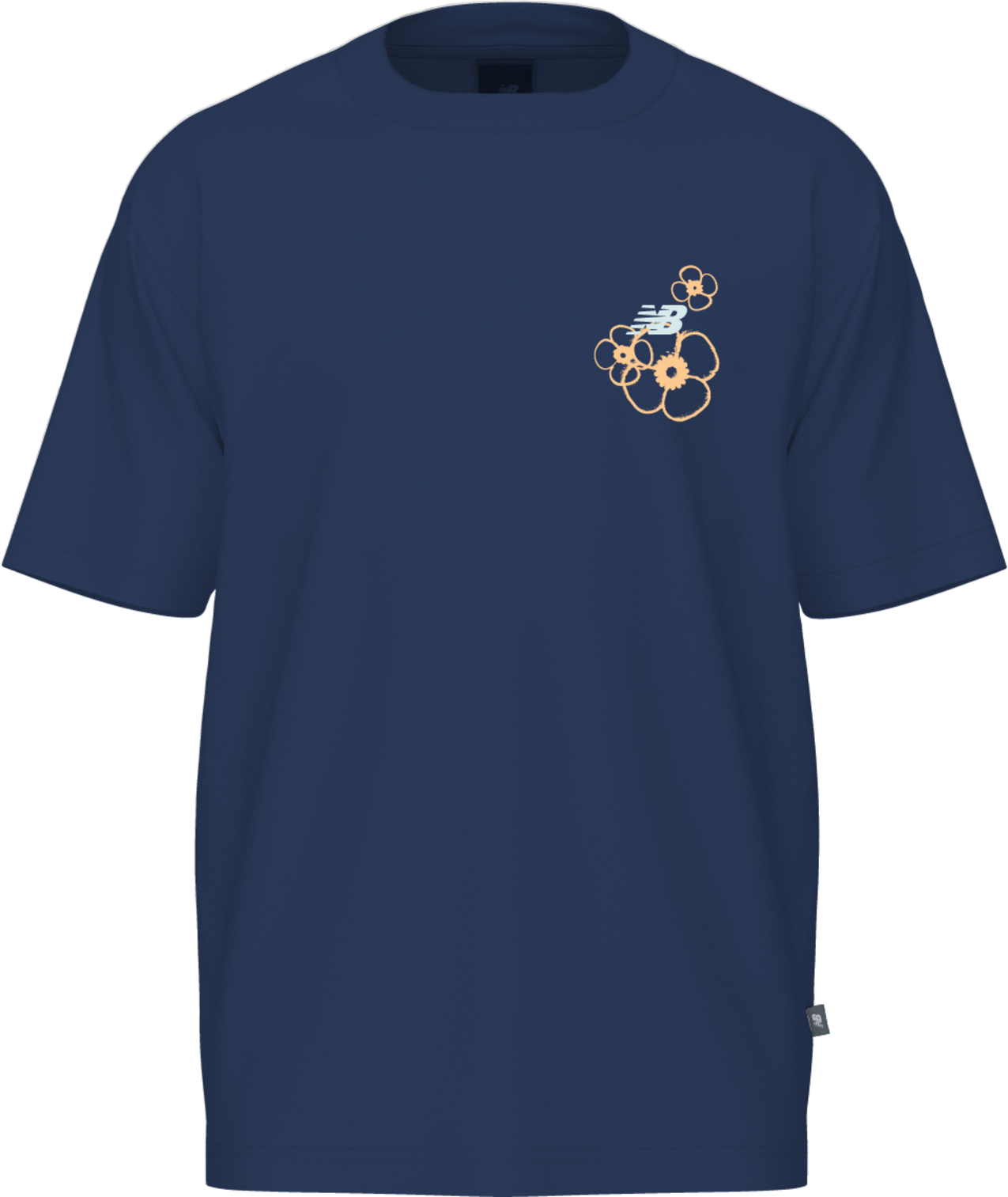 New Balance Men's LA City Run T-Shirt - Blue Oyster