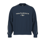 New Balance Men's Trackside Fleece Crew - Nb Navy