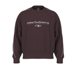 New Balance Men's Trackside Fleece Crew - Cherry Leather