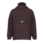 New Balance Men's Trackside Polar Fleece Hoodie - Cherry Leather