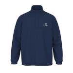 New Balance Men's Made in USA Snap Fleece Top - Blue Oyster