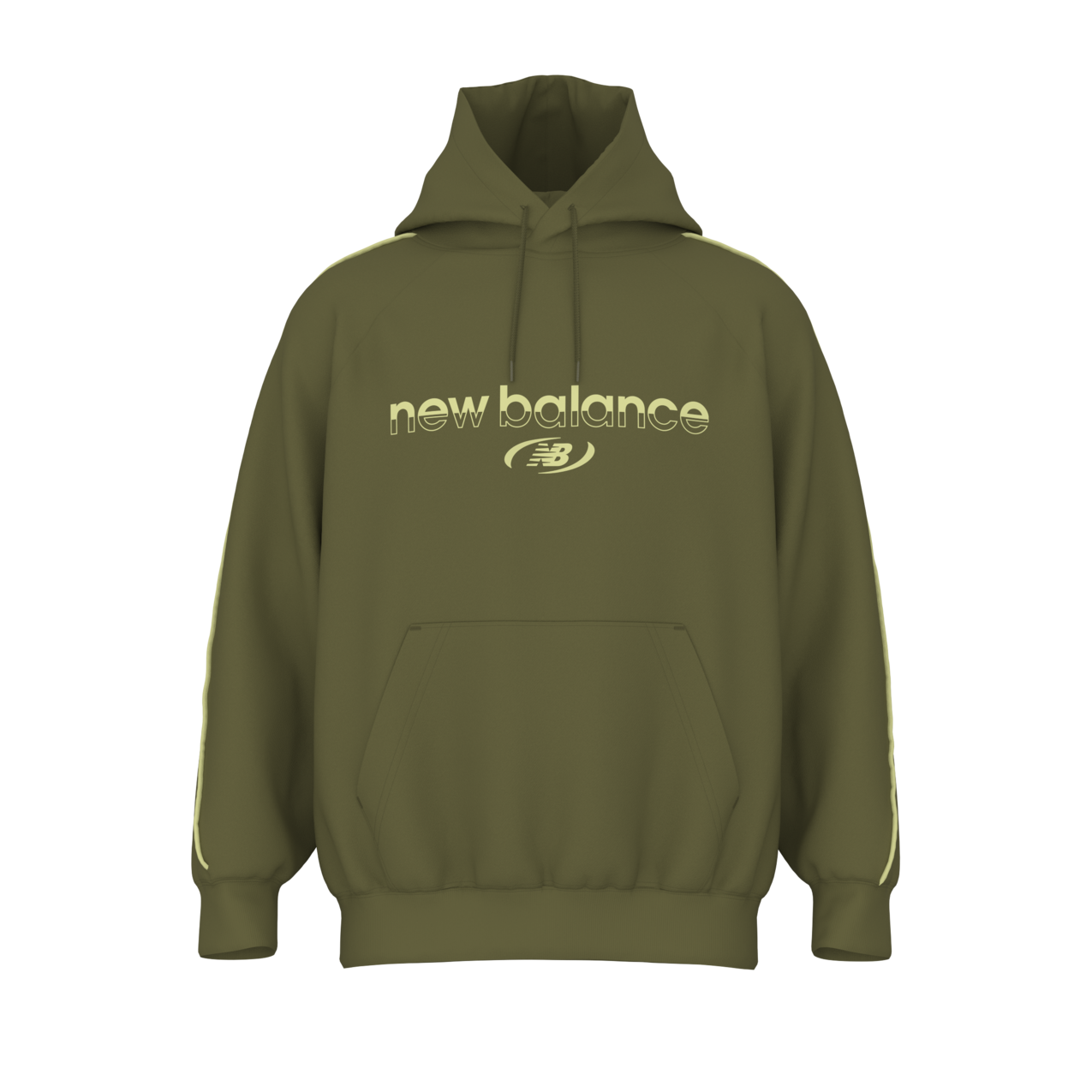 New Balance Men's Trackside Fleece Hoodie (2026) - Sport Green
