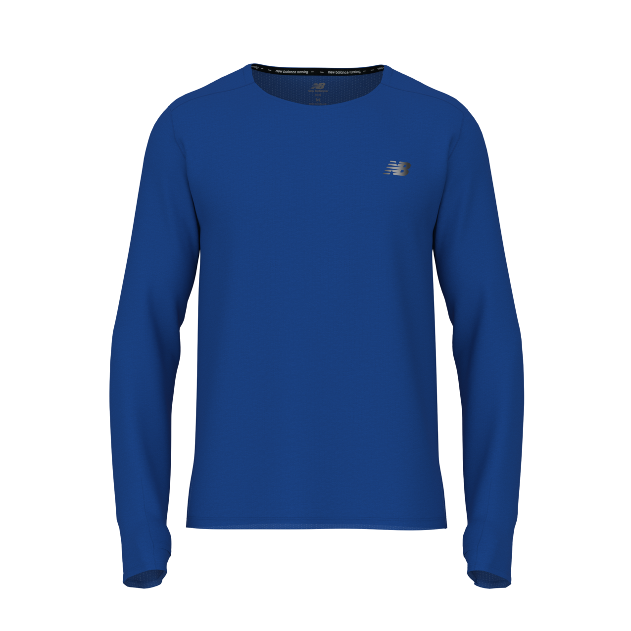 New Balance Men's RC Essential Long Sleeve - Vivid Cobalt Heather