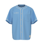 New Balance Men's Shohei Textured Baseball Shirt - Light Acrylic Blue