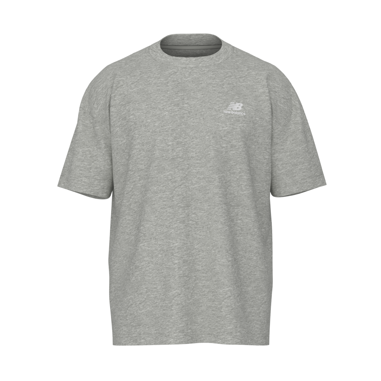 New Balance Men's Athletics  Oversized  T-Shirt - Boylston Grey Heather