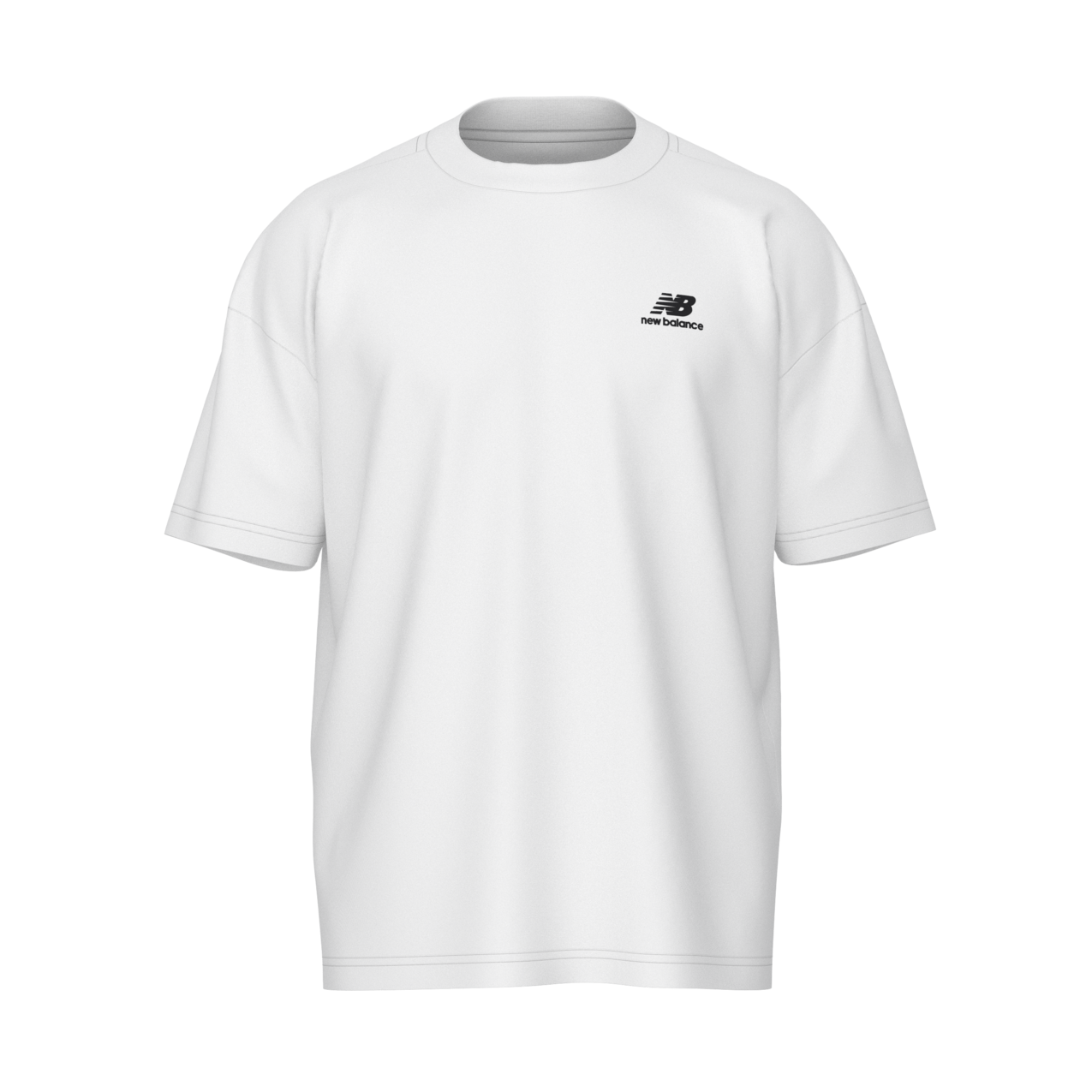 New Balance Men's Athletics  Oversized  T-Shirt - White