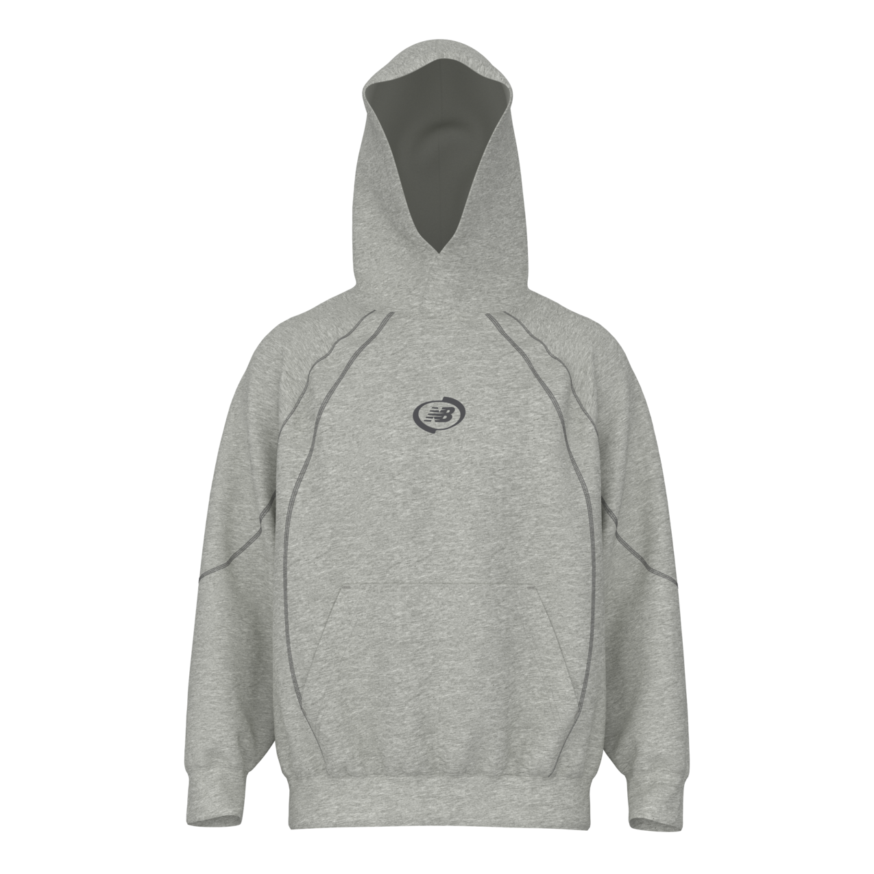 New Balance Men's Trackside Fleece Hoodie - Boylston Grey Heather