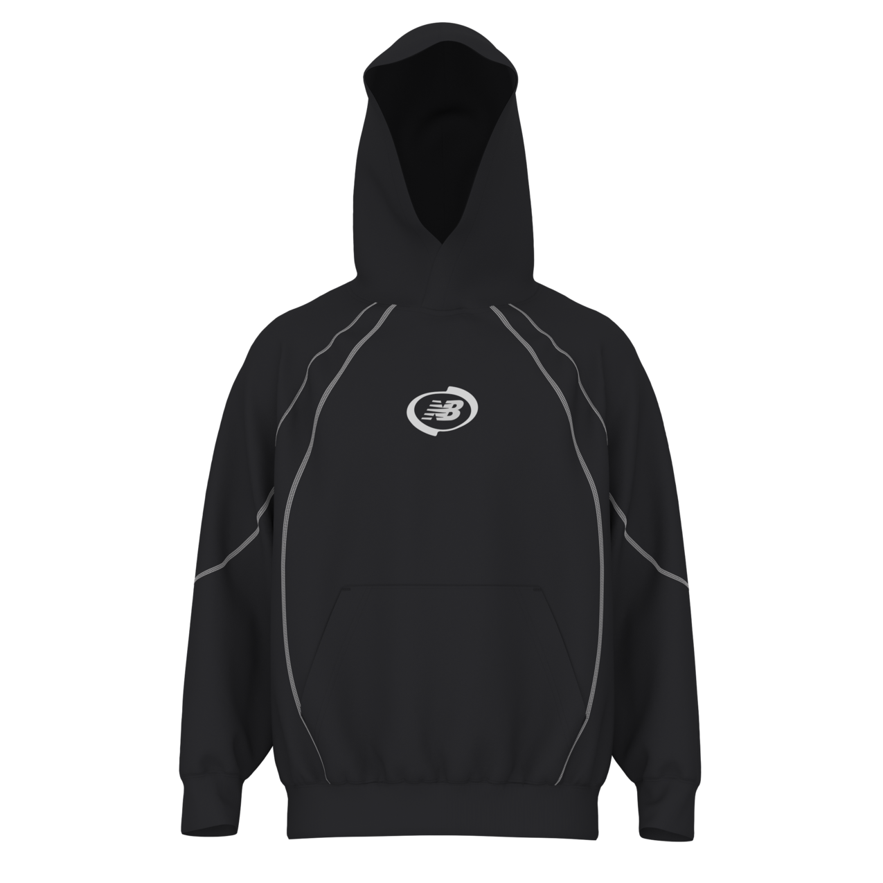 New Balance Men's Trackside Fleece Hoodie - Black