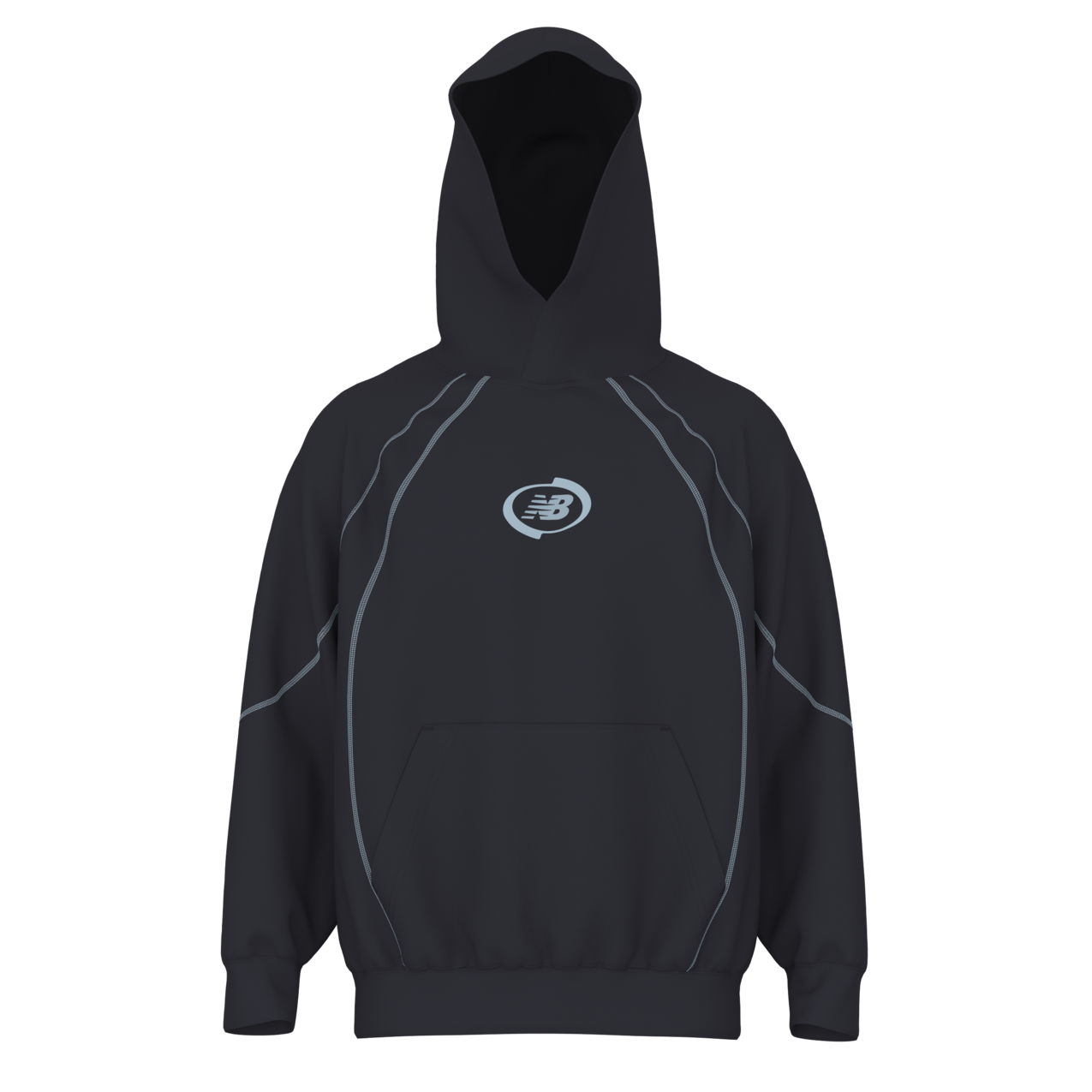 New Balance Men's Trackside Fleece Hoodie - Dark Night