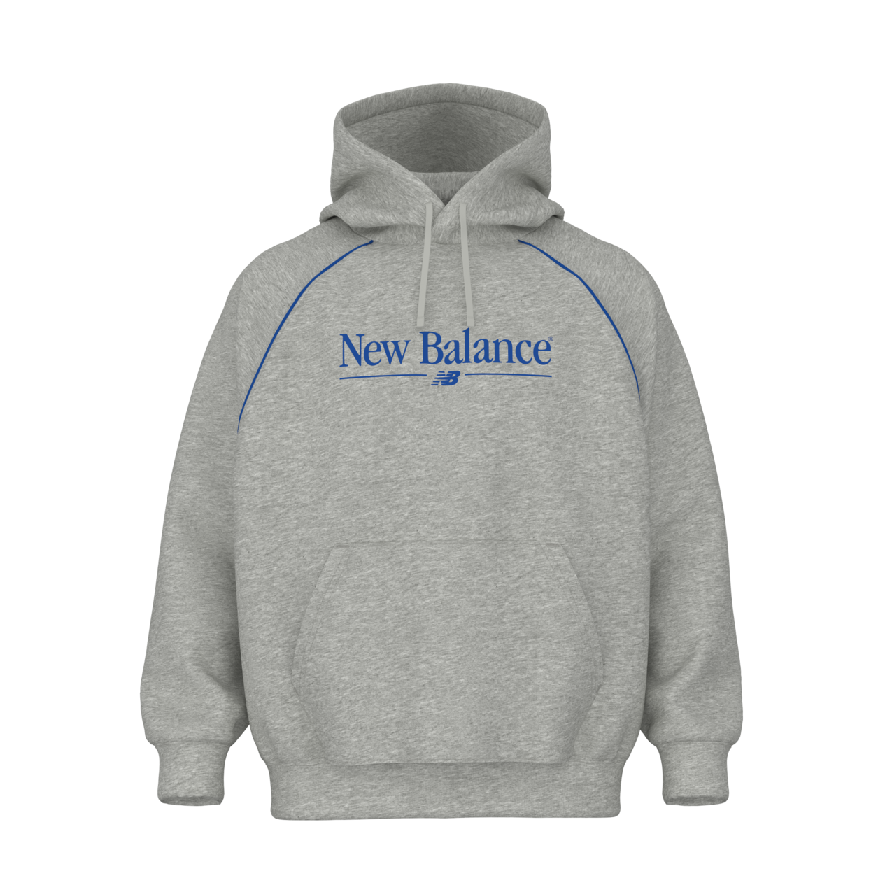 New Balance Men's Sport Linear Fleece Hoodie - Boylston Grey Heather