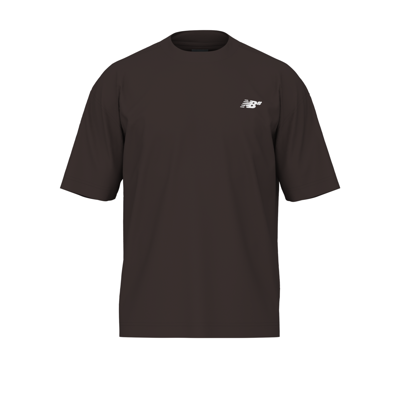 New Balance Men's NB Numeric Small Logo T-Shirt - Black Coffee