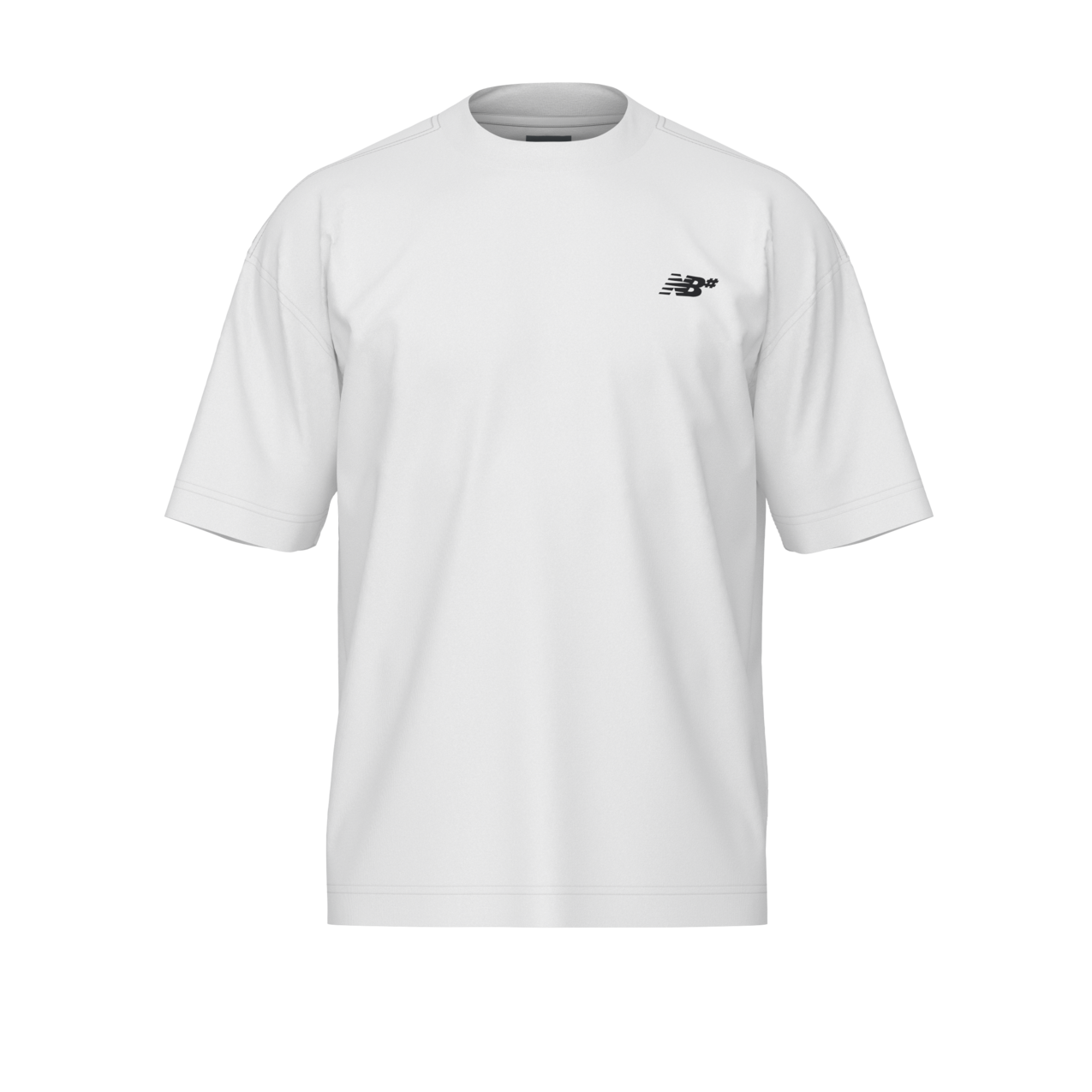 New Balance Men's NB Numeric Small Logo T-Shirt - White