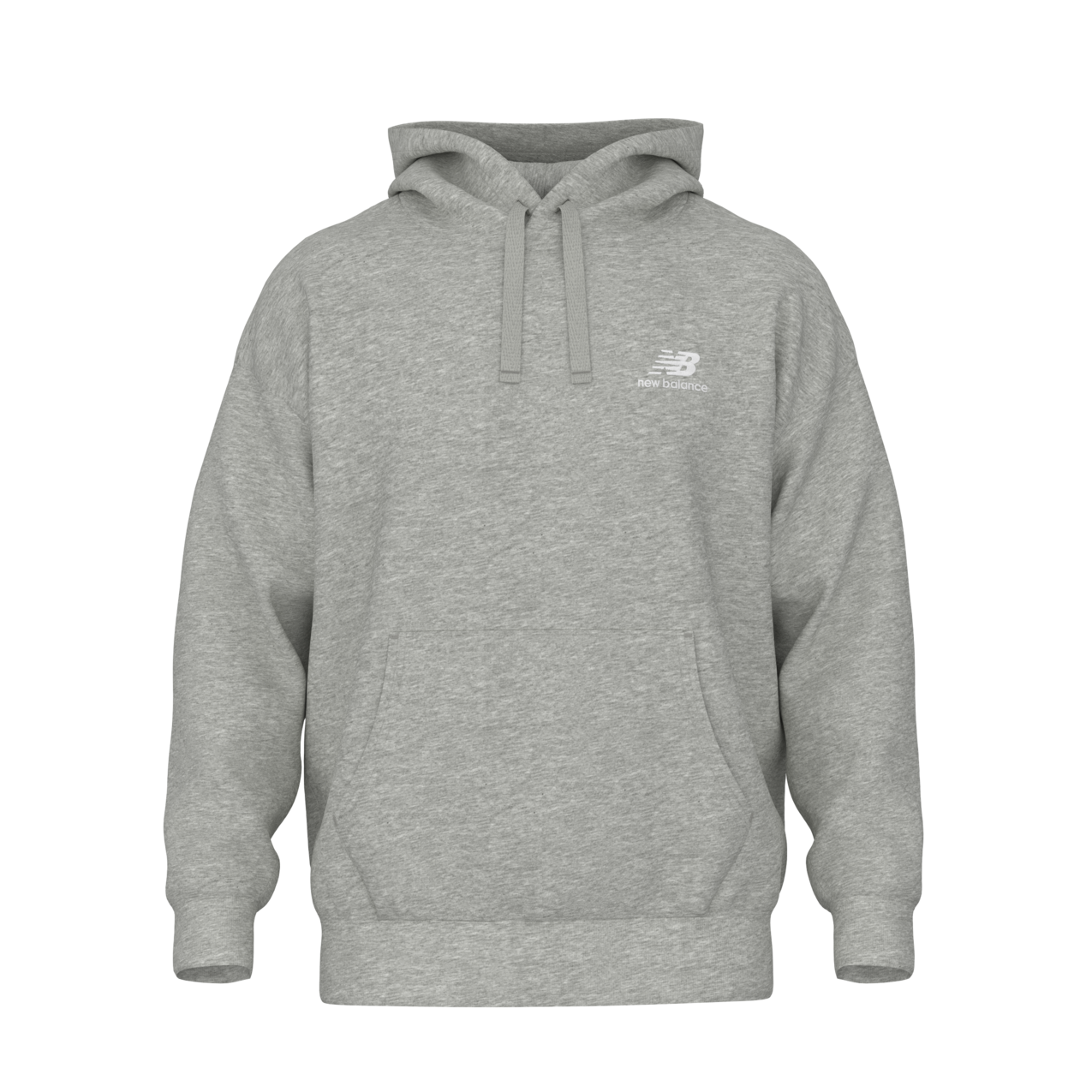 New Balance Men's Athletics Fleece Hoodie - Boylston Grey Heather