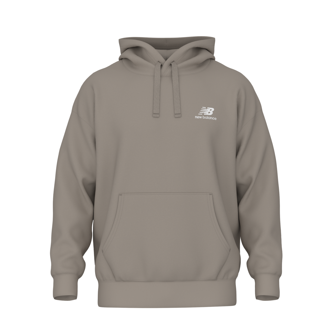 New Balance Men's Athletics Fleece Hoodie - Light Mushroom