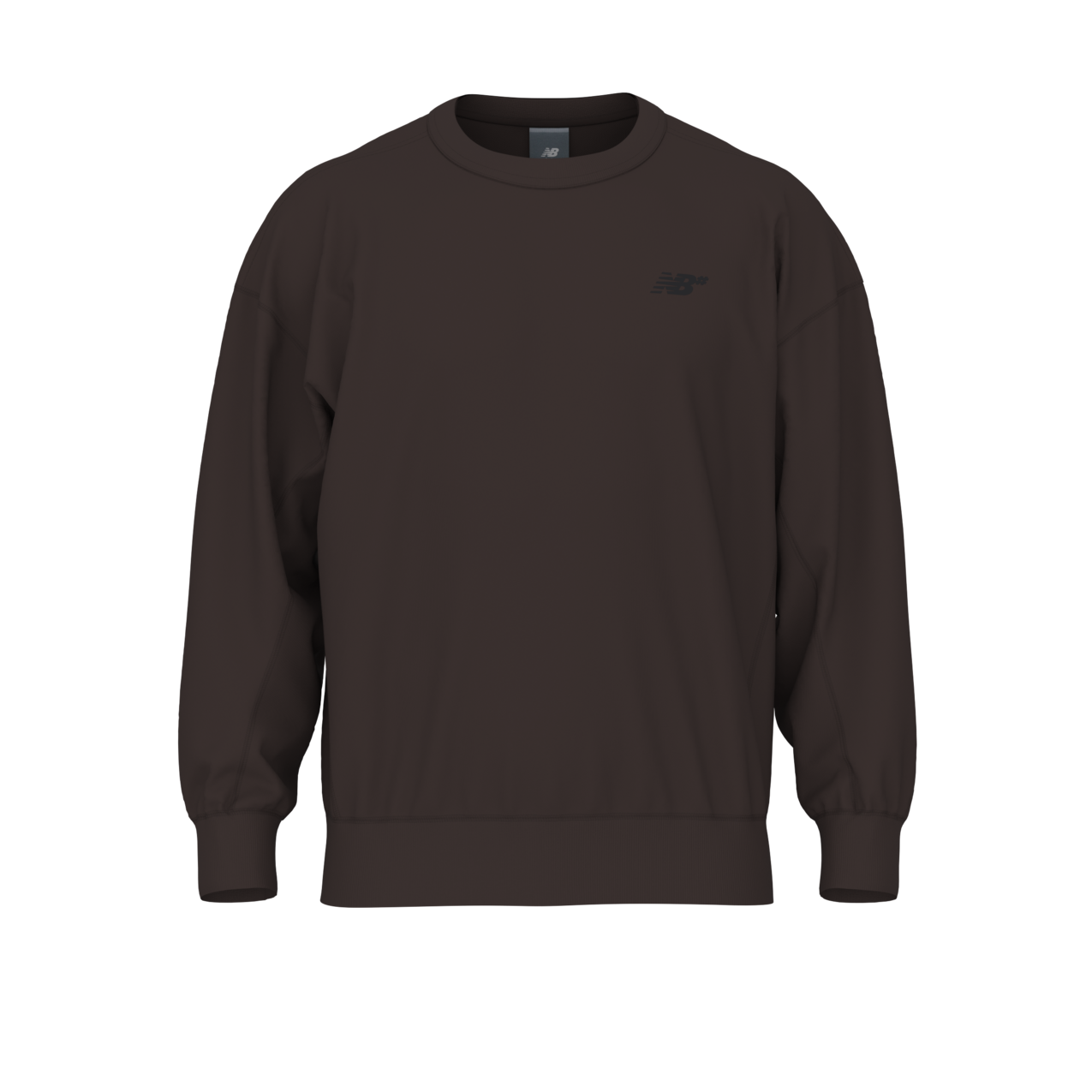 New Balance Men's Numeric French Terry Crew - Black Coffee