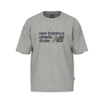 New Balance Men's Premium Logo Chest T-Shirt - Boylston Grey Heather