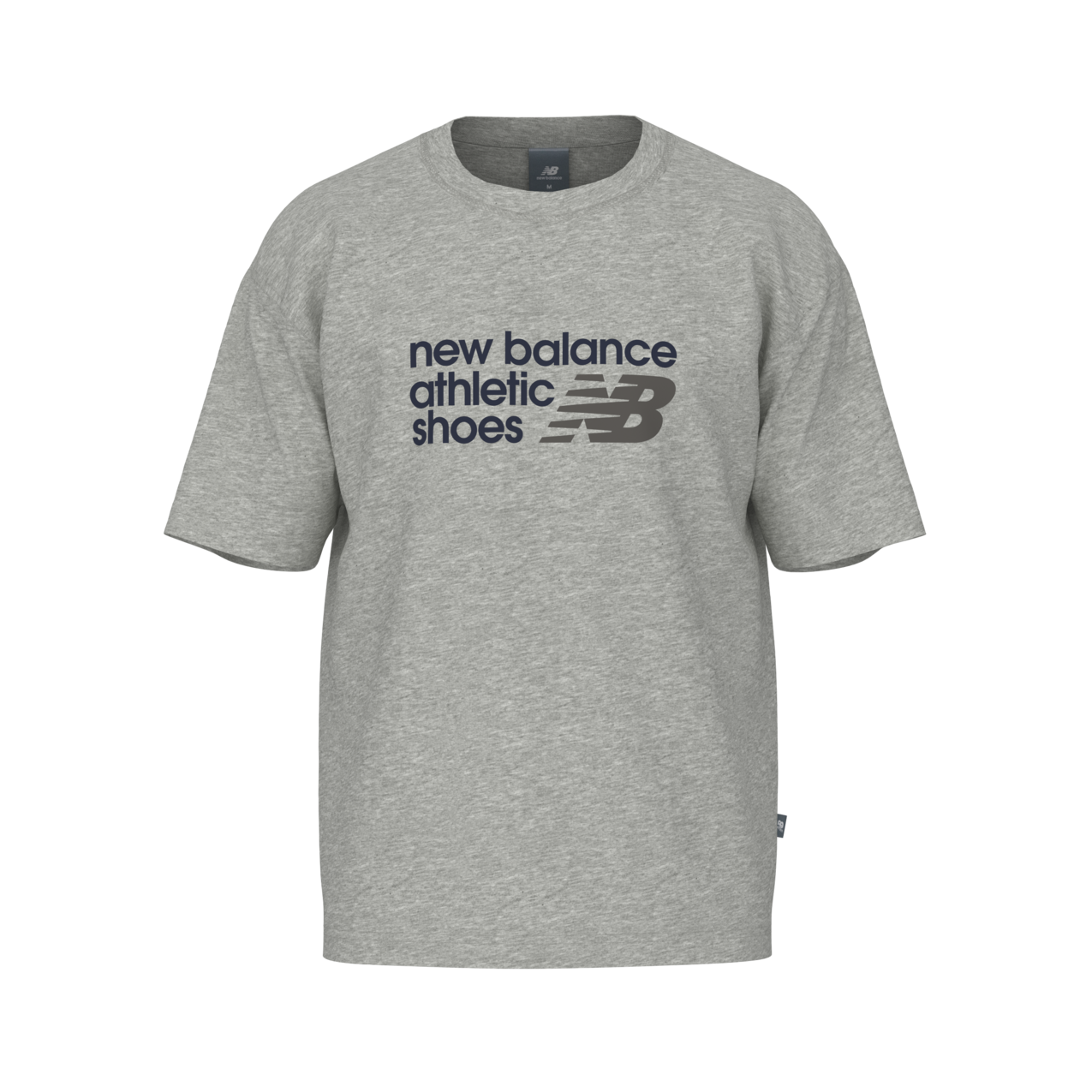 New Balance Men's Premium Logo Chest T-Shirt - Boylston Grey Heather