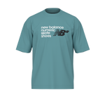 New Balance Men's NB Numeric Stacked Logo T-Shirt - Tidal Shift