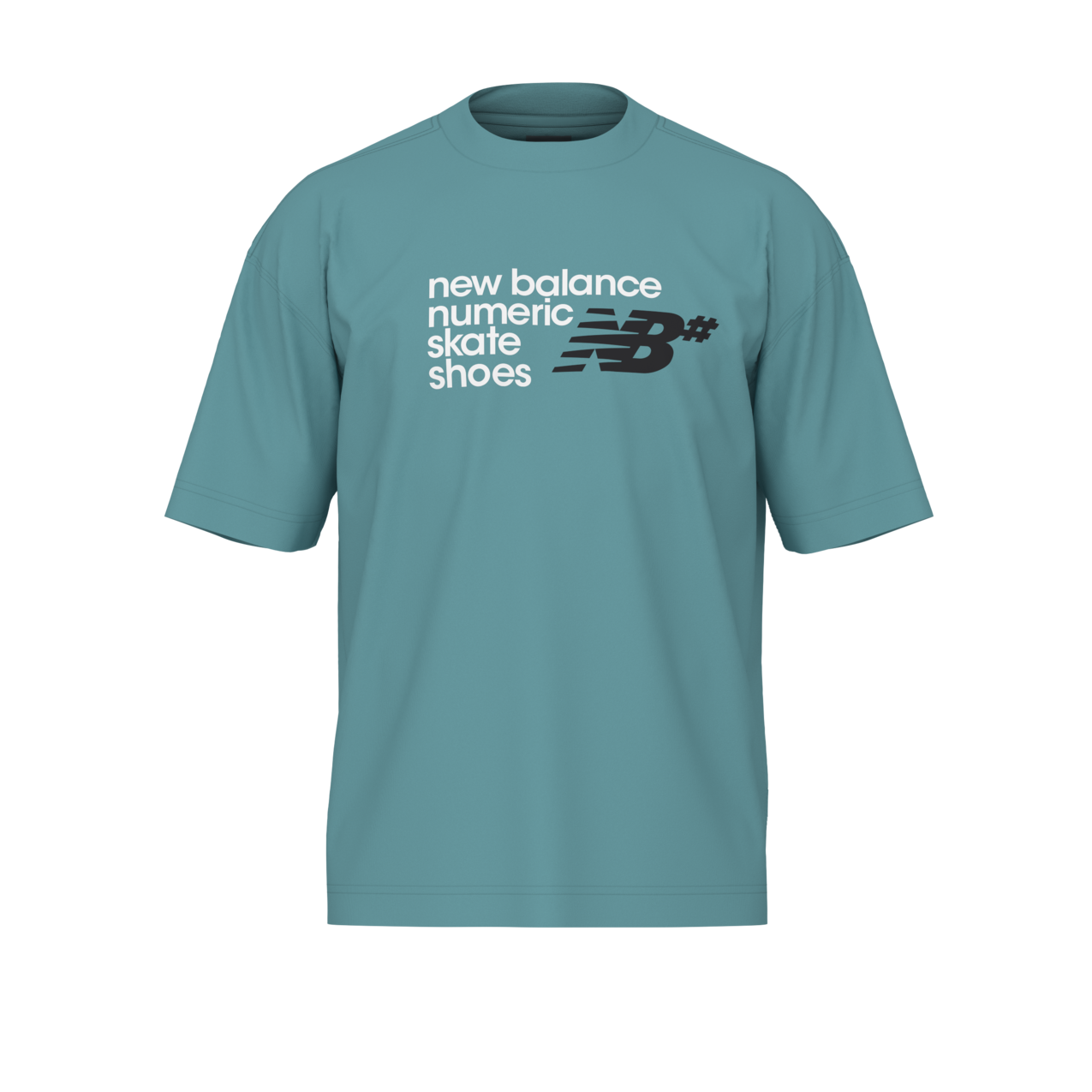 New Balance Men's NB Numeric Stacked Logo T-Shirt - Tidal Shift