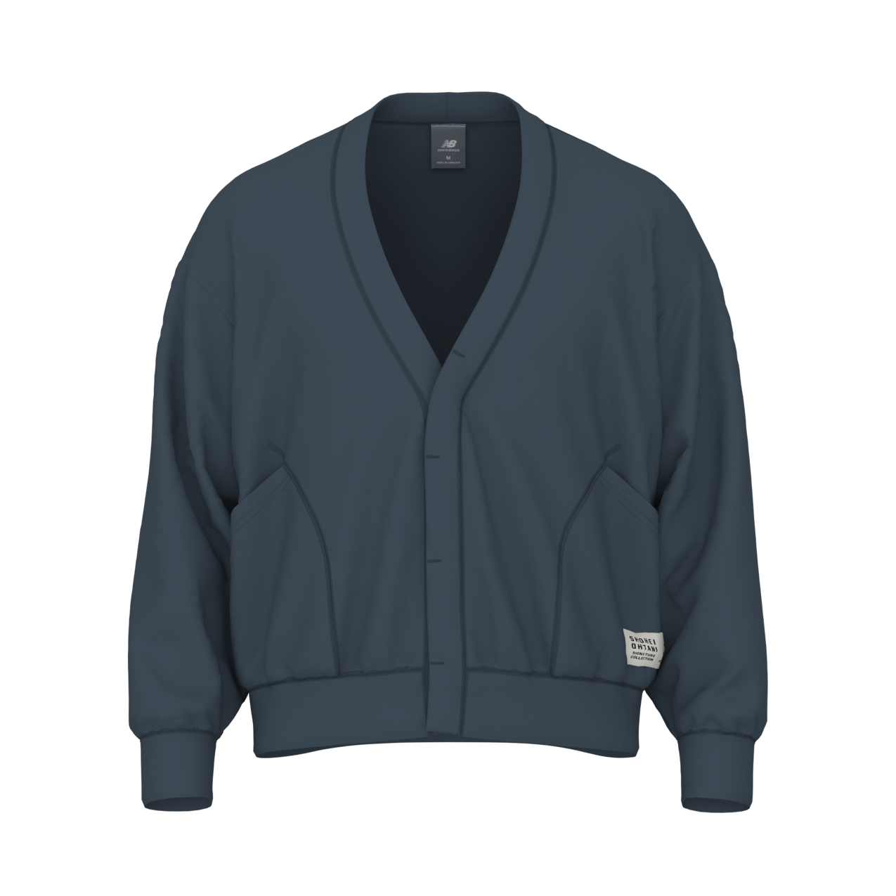 New Balance Men's Shohei French Terry Cardigan - Sterling Blue