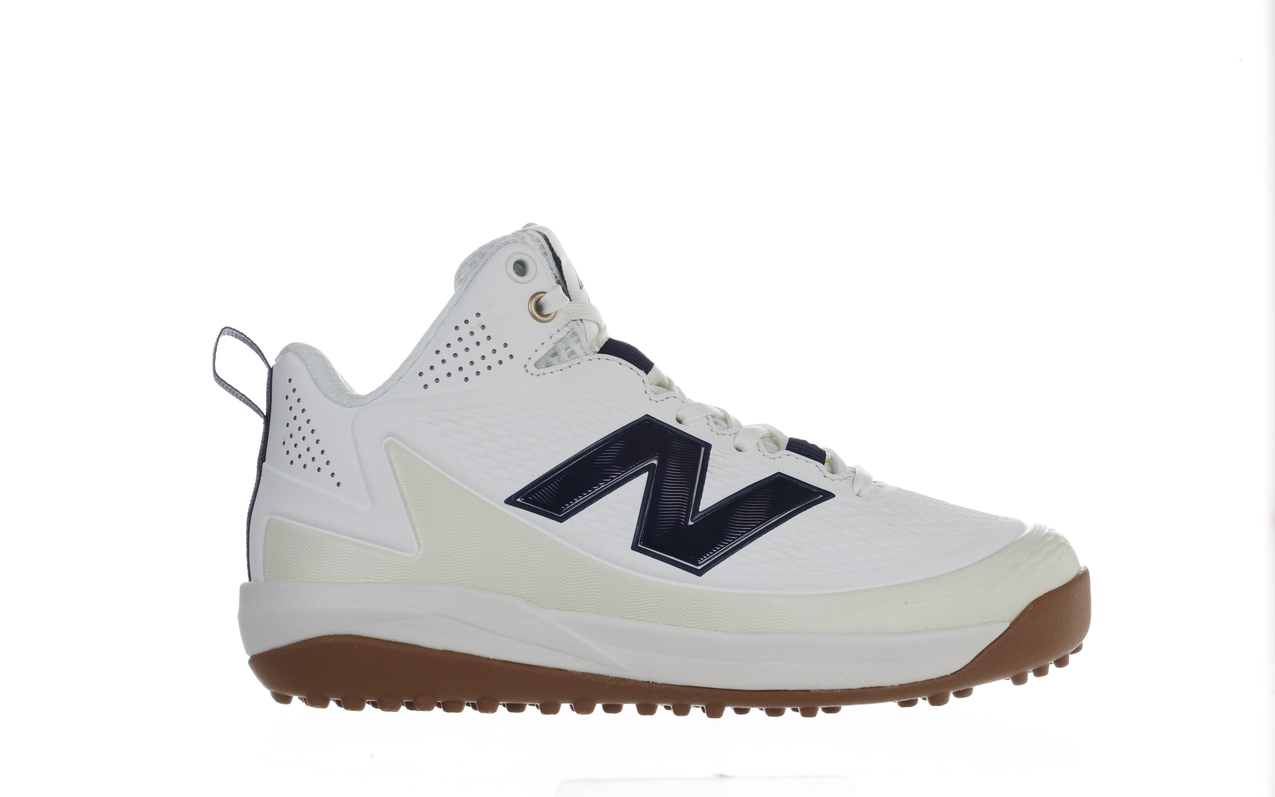New Balance Youth Ohtani v2 Mid Turf – Bisque/Sea Salt