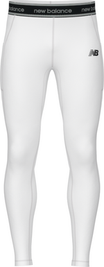 New Balance Men's Cold Weather Legging Base Layer - White