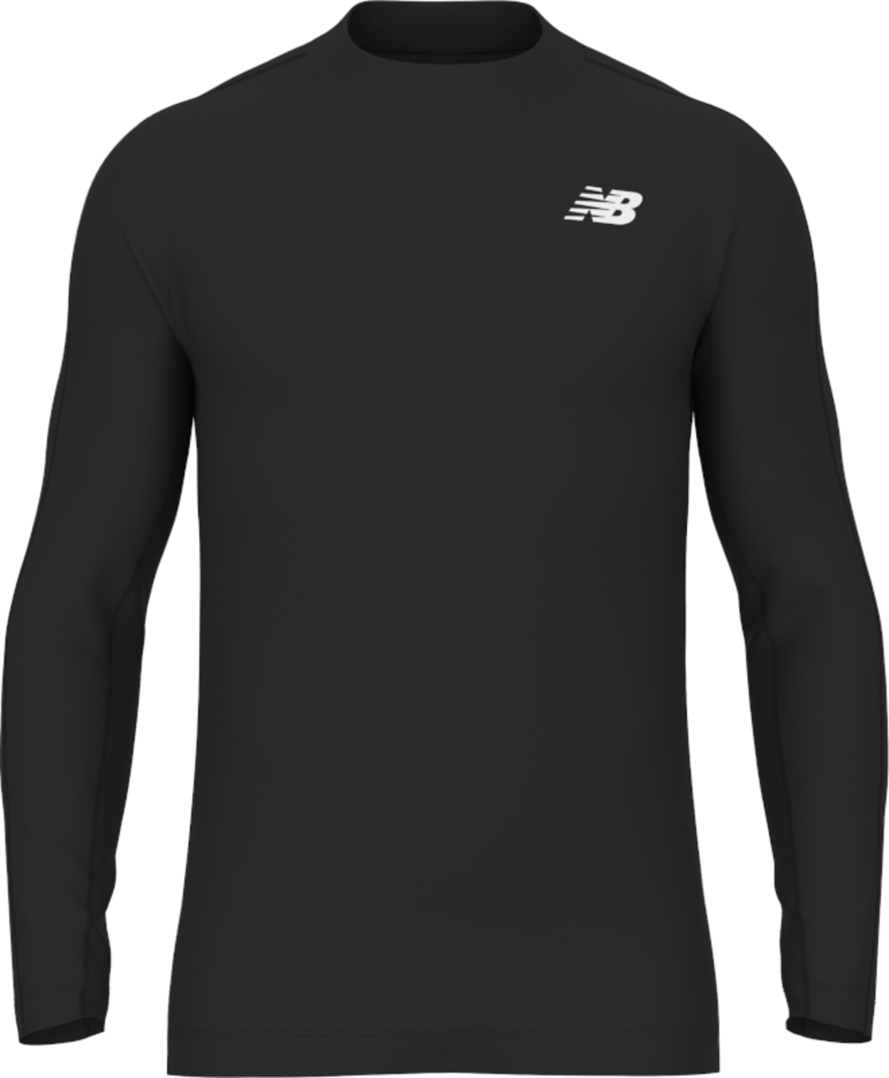 New Balance Men's Cold Weather Long Sleeve Base Layer - Black