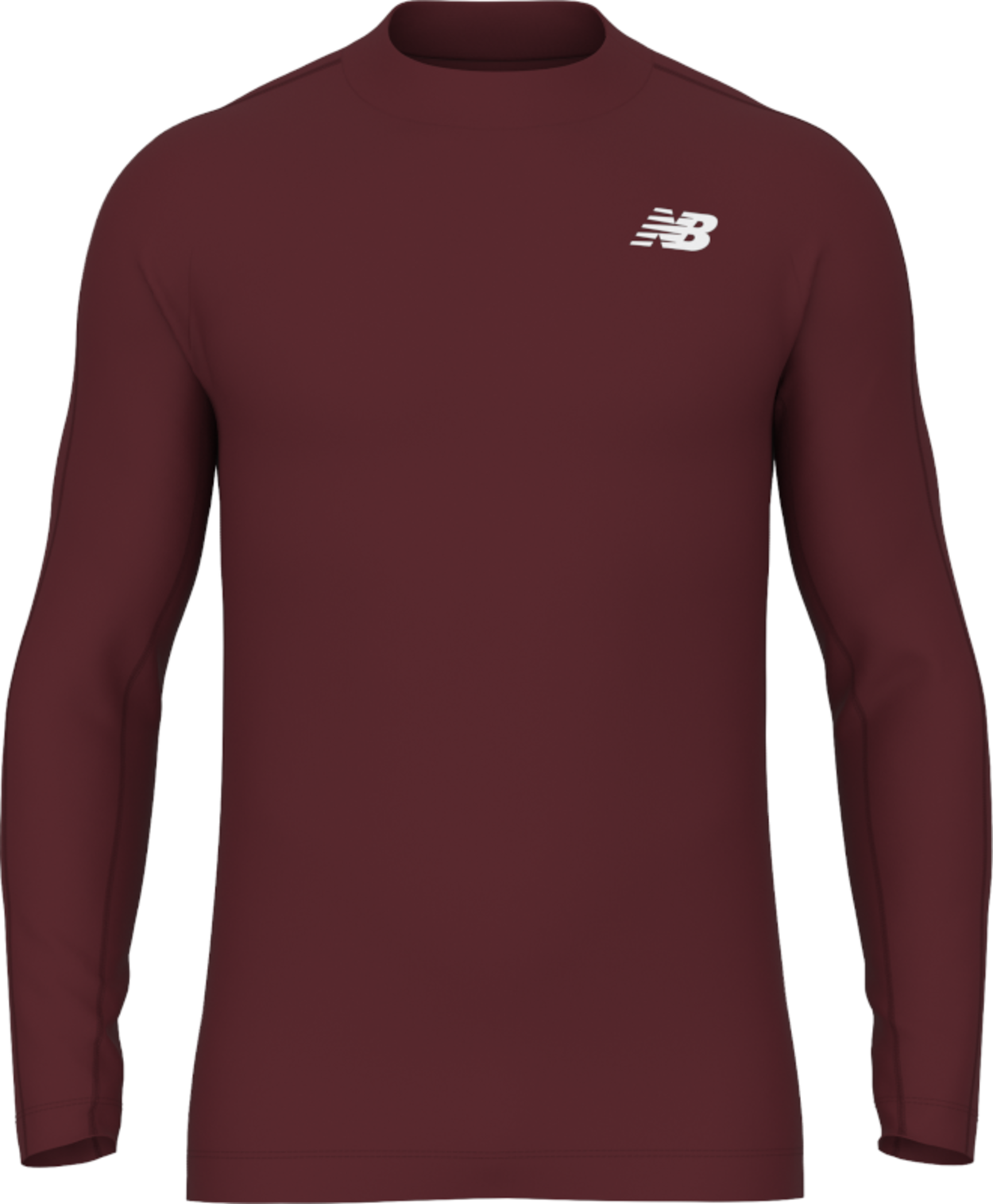 New Balance Men's Cold Weather Long Sleeve Base Layer - Red