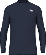 New Balance Men's Cold Weather Long Sleeve Base Layer - Blue