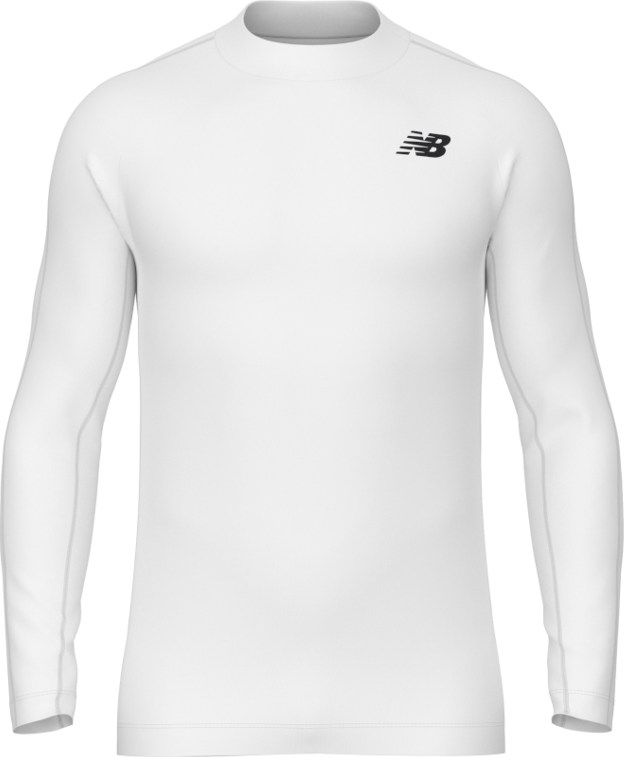 New Balance Men's Cold Weather Long Sleeve Base Layer - White