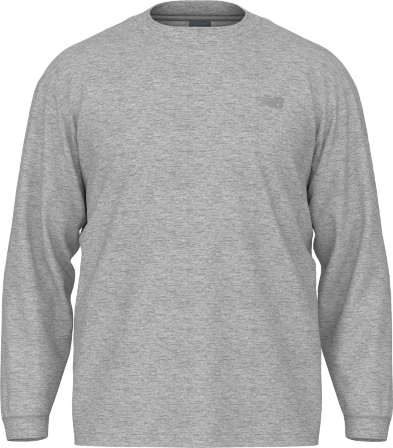 New Balance Men's Team Athletics Cotton Long Sleeve - Grey