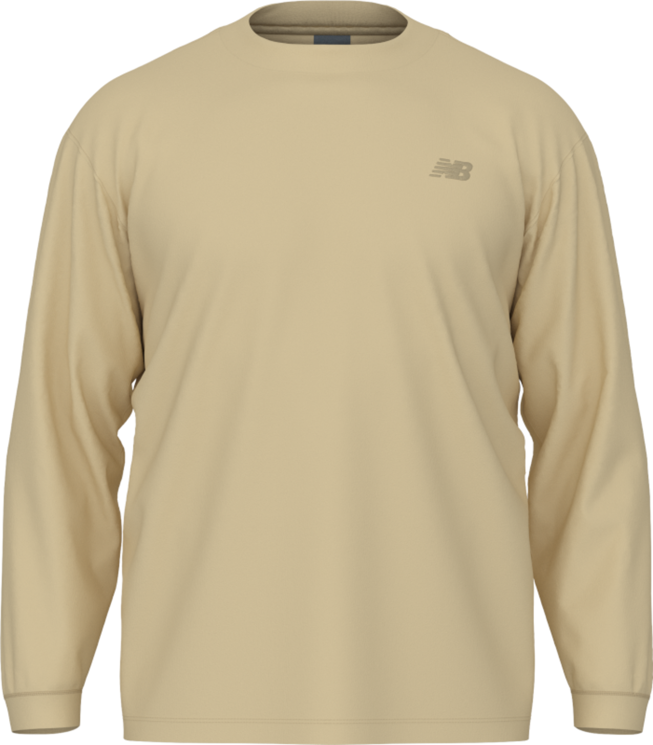 New Balance Men's Team Athletics Cotton Long Sleeve - Yellow