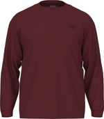 New Balance Men's Team Athletics Cotton Long Sleeve - Red
