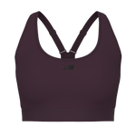 New Balance Women's NB Essential Run Bra - Black Ruby