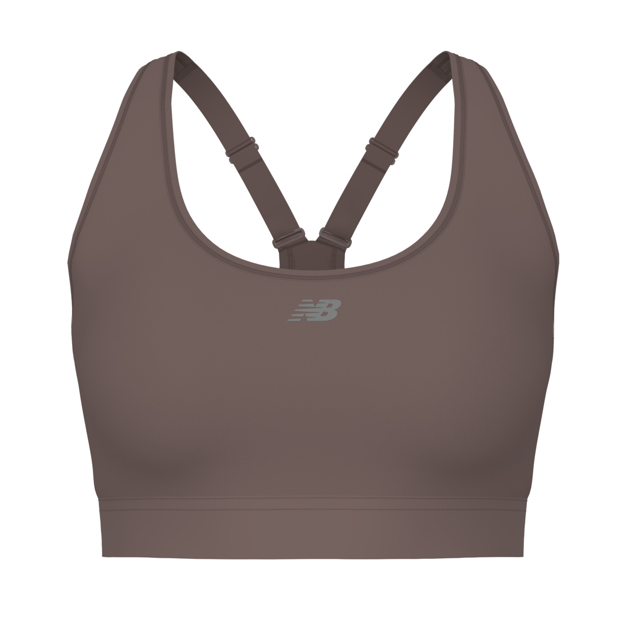 New Balance Women's NB Essential Run Bra - Brown