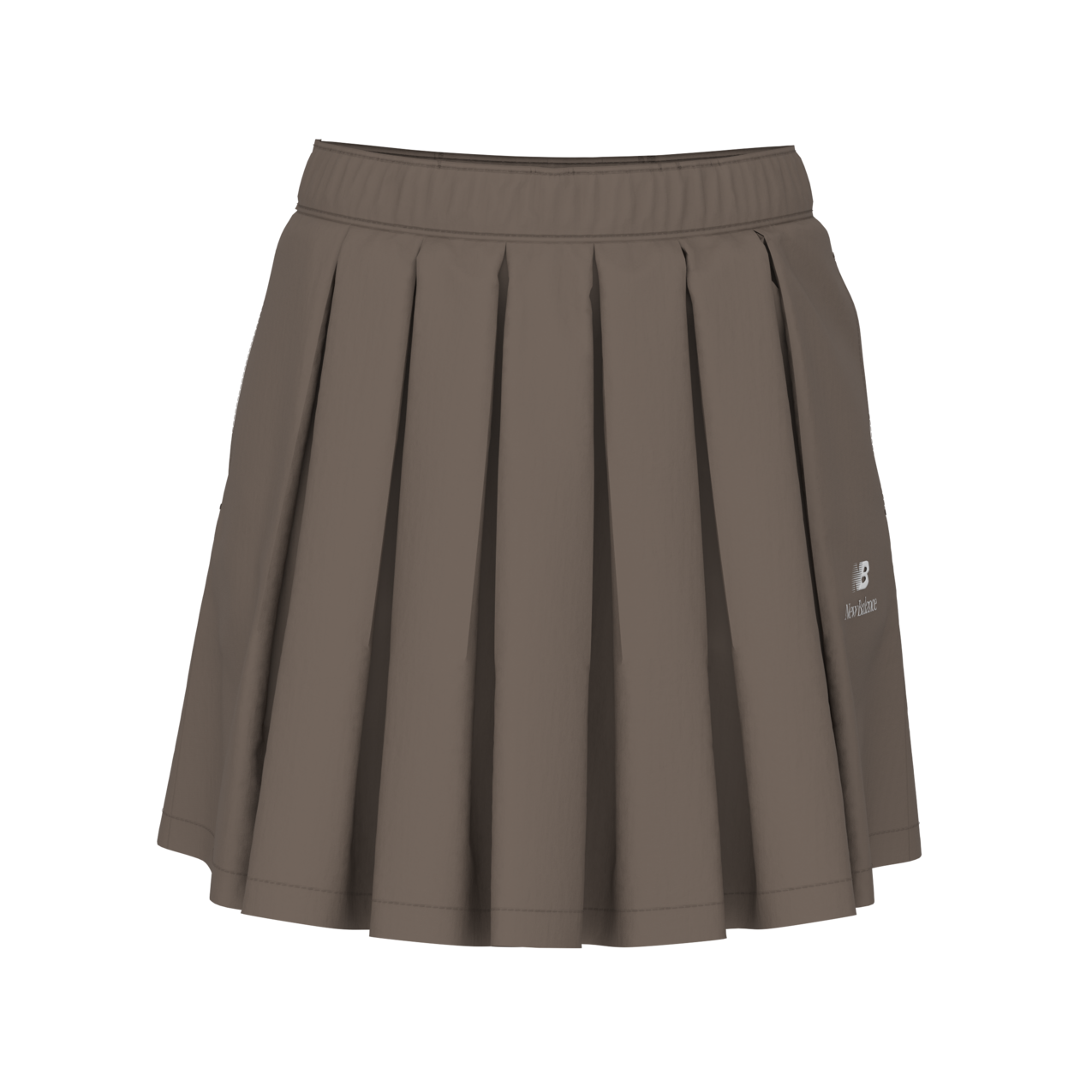 New Balance Women's Made in USA Pleated Skirt - Thunder Brown