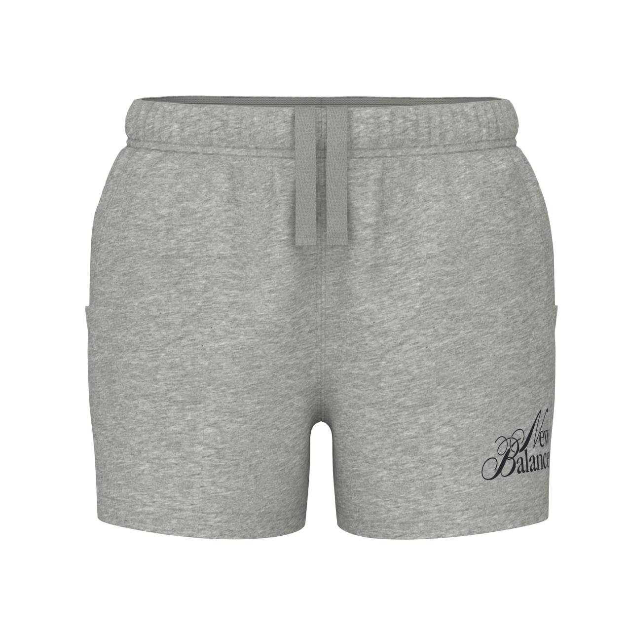 New Balance Women's Trackside Fleece Short - Boylston Grey Heather
