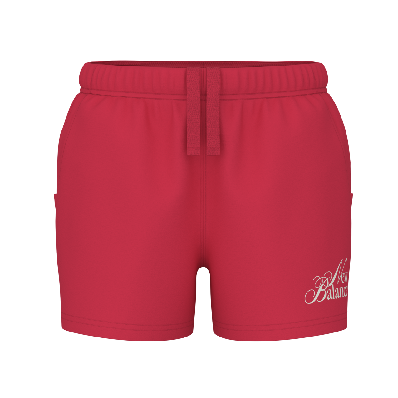 New Balance Women's Trackside Fleece Short - Cherry Blast