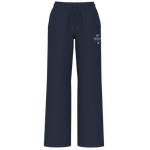 New Balance Women's Sport Linear  Fleece Wide Leg - Team Navy