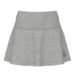 New Balance Women's Trackside French Terry Skirt - Boylston Grey Heather