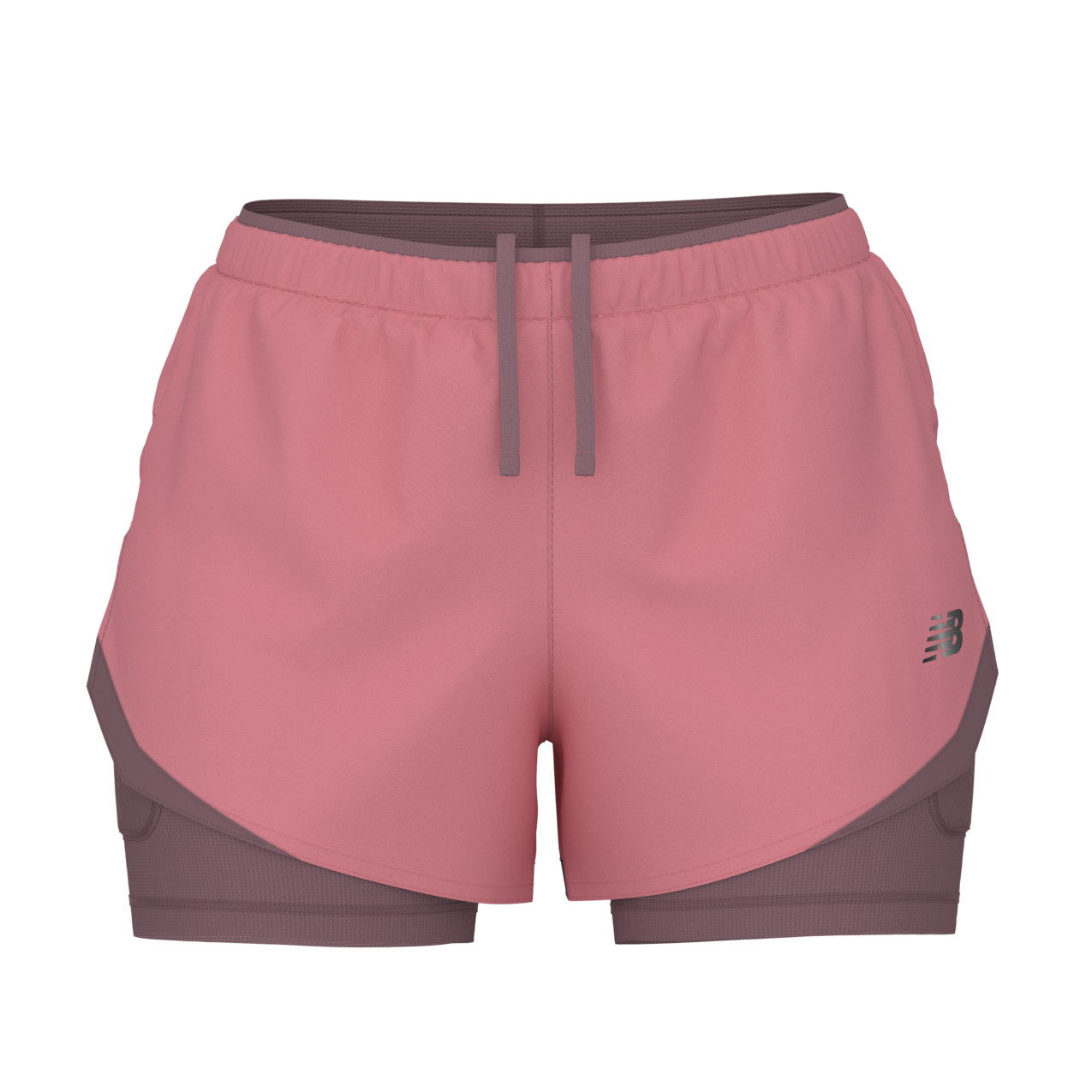 New Balance Women's RC Essential 2-in-1 Run Short 3 - Pink Light