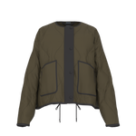New Balance Women's Quilted Bomber - Wakame