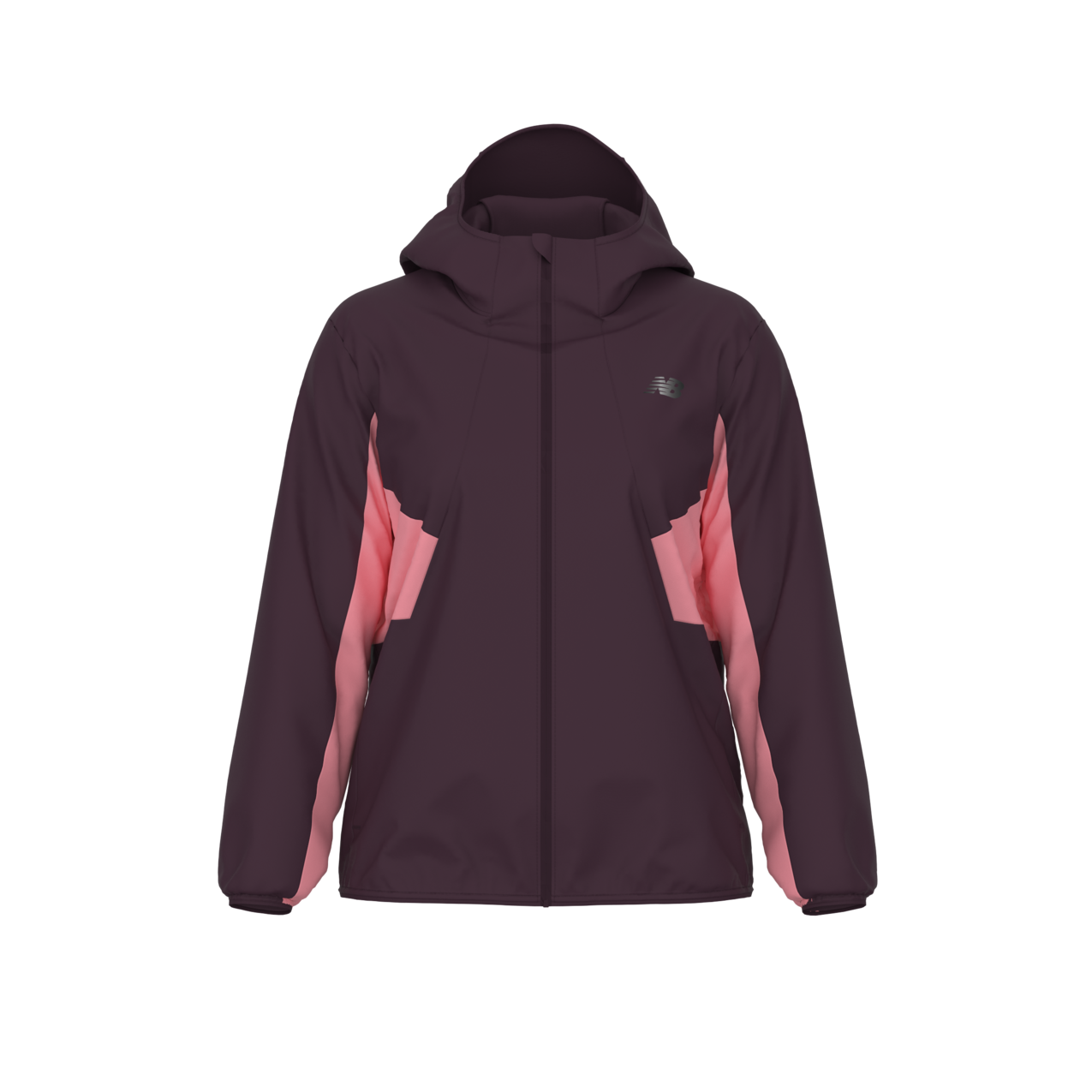 New Balance Women's RC Essential Packable Jacket - Black Ruby