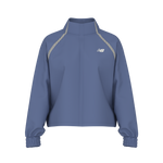 New Balance Women's Trackside Woven Jacket - Rainshadow