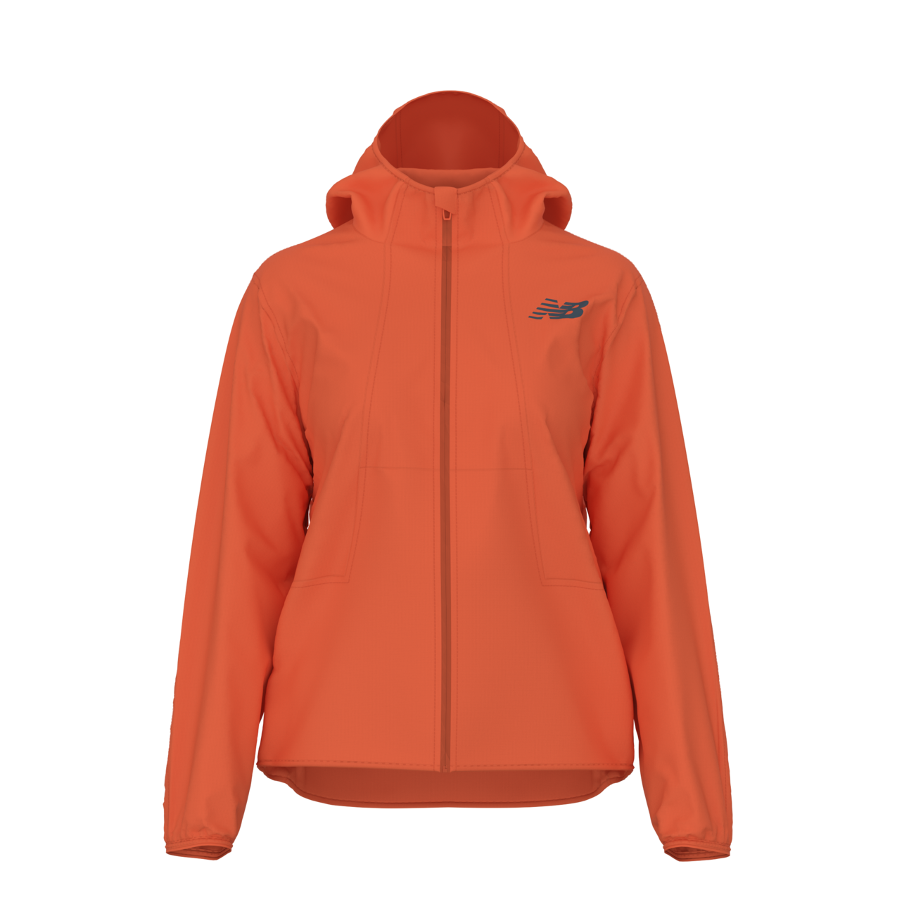 New Balance Women's Trail Windproof Packable Jacket - Acrylic Orange